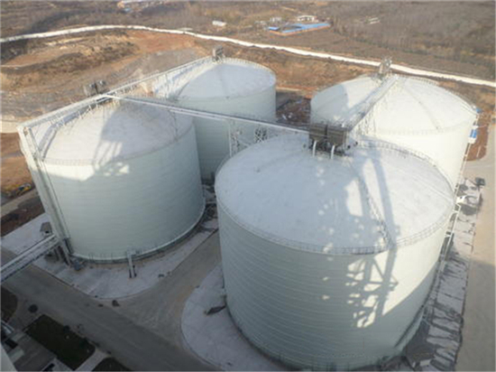 宁夏5000吨立式粉煤灰储存罐